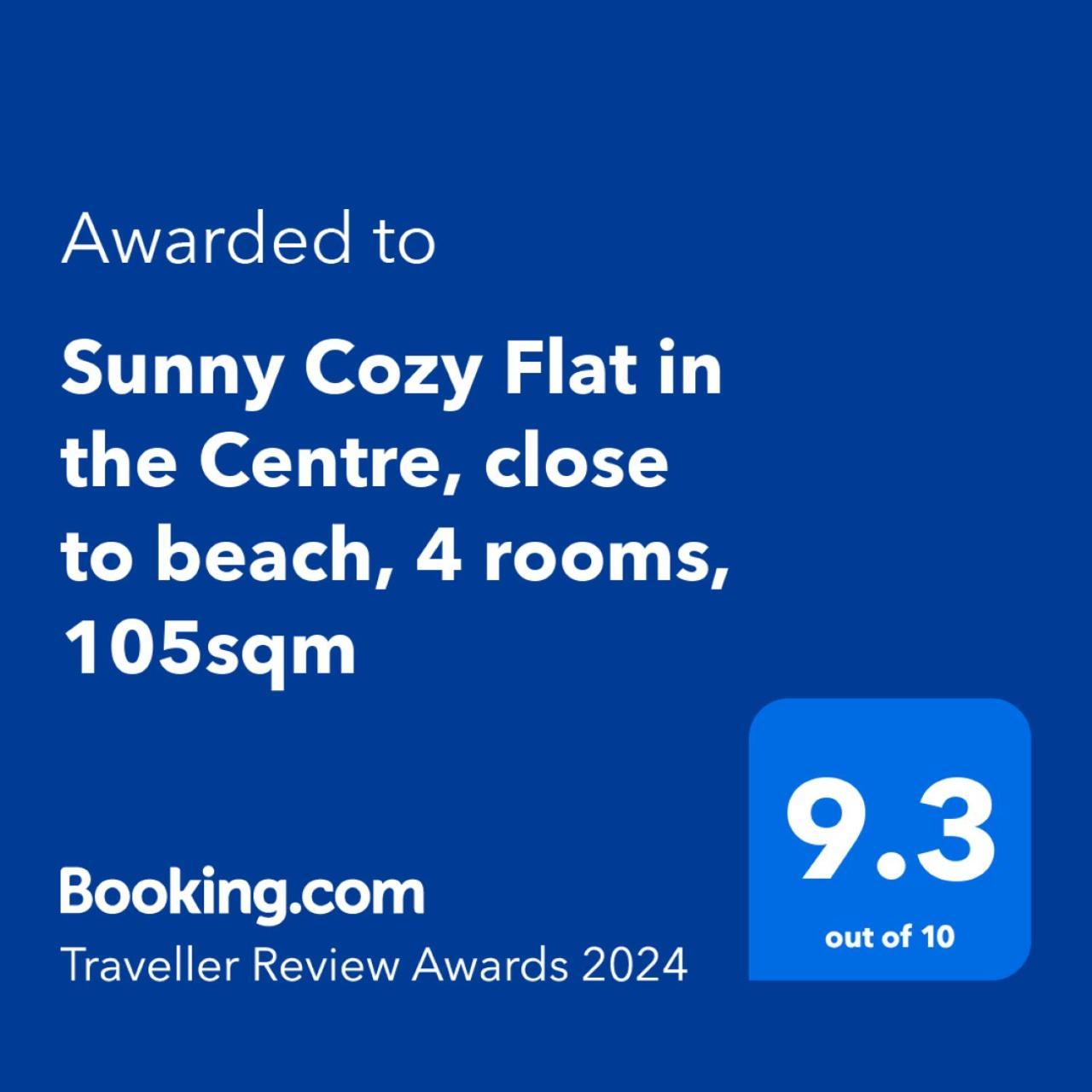 Sunny Cozy Flat In The Centre, Close To Beach, 4 Rooms, 105Sqm Varna Buitenkant foto